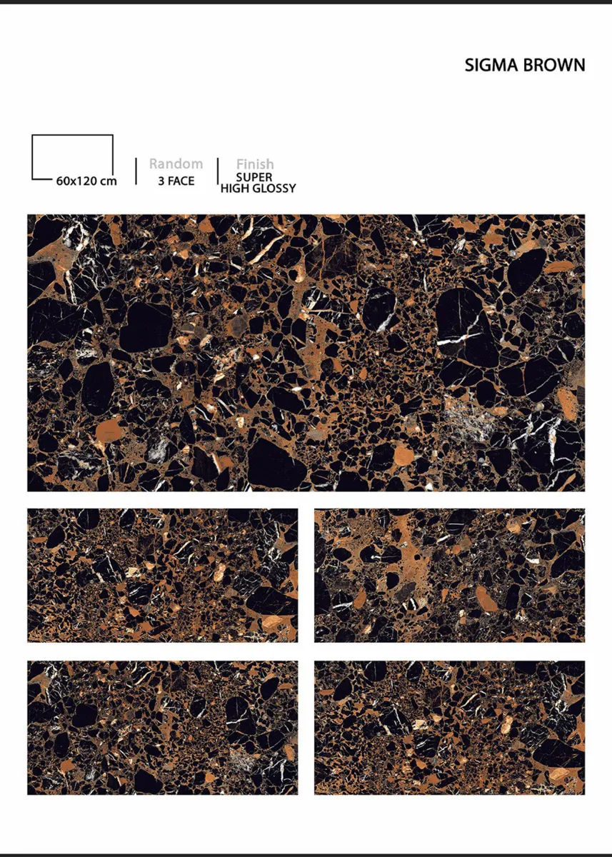 SUPER HIGHGLOSSY 60X120cm - Design 14 - 600x1200mm Super High Gloss