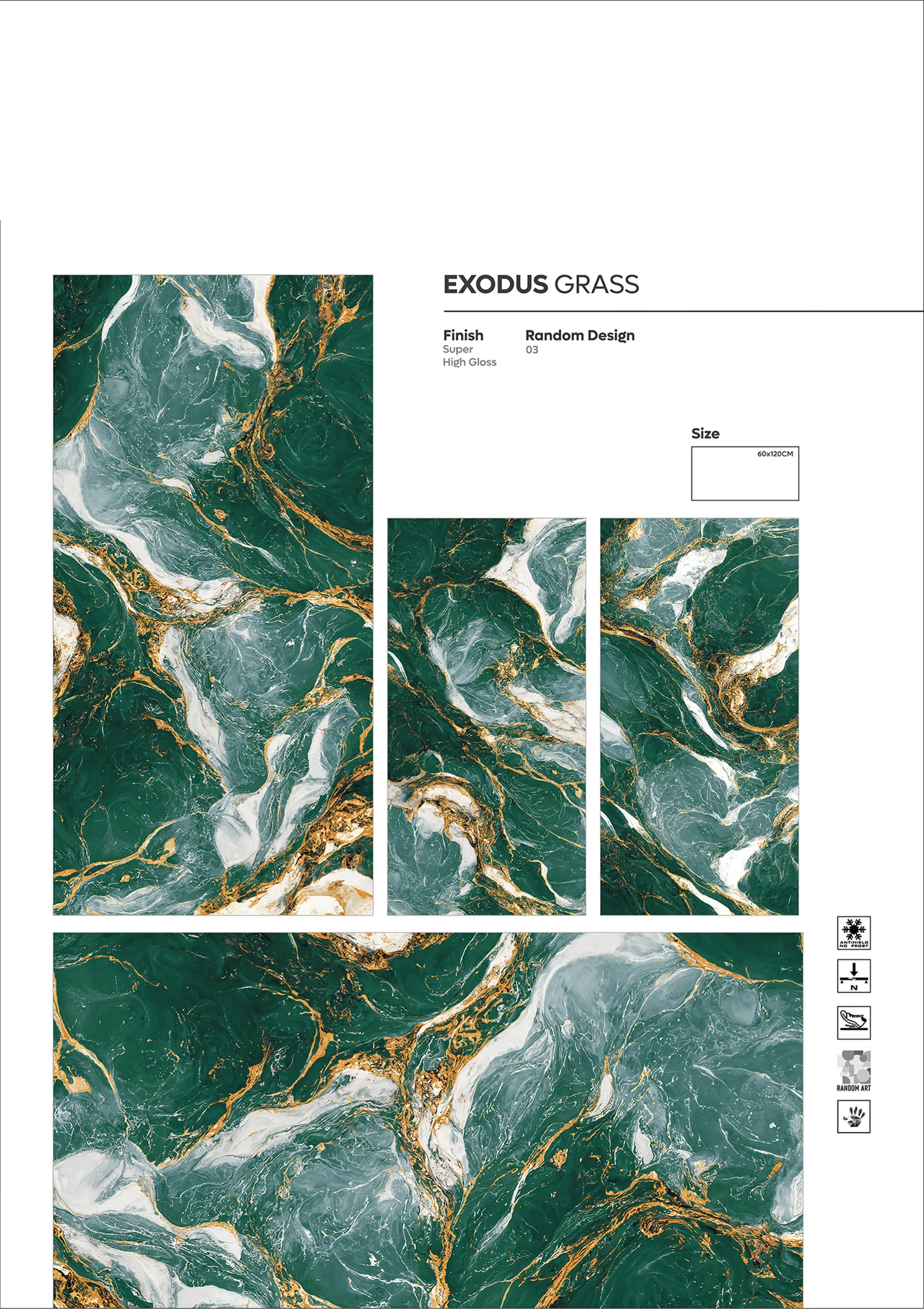 SUPER HIGHLOSSY VOl-1 - Design 9 - 600x1200mm Super High Gloss
