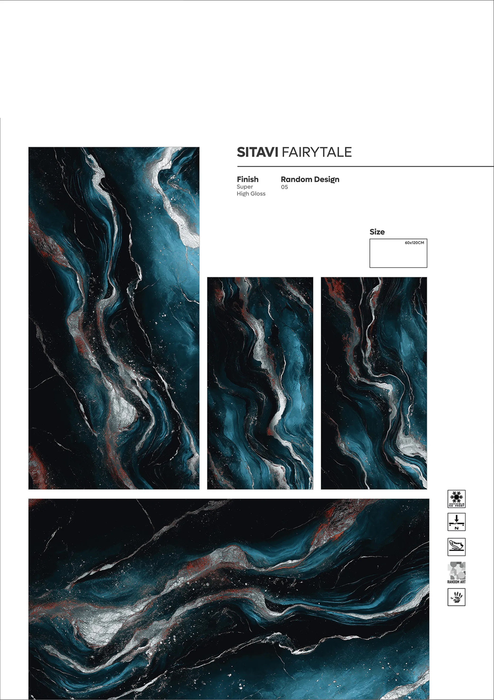 SUPER HIGHLOSSY VOl-1 - Design 16 - 600x1200mm Super High Gloss