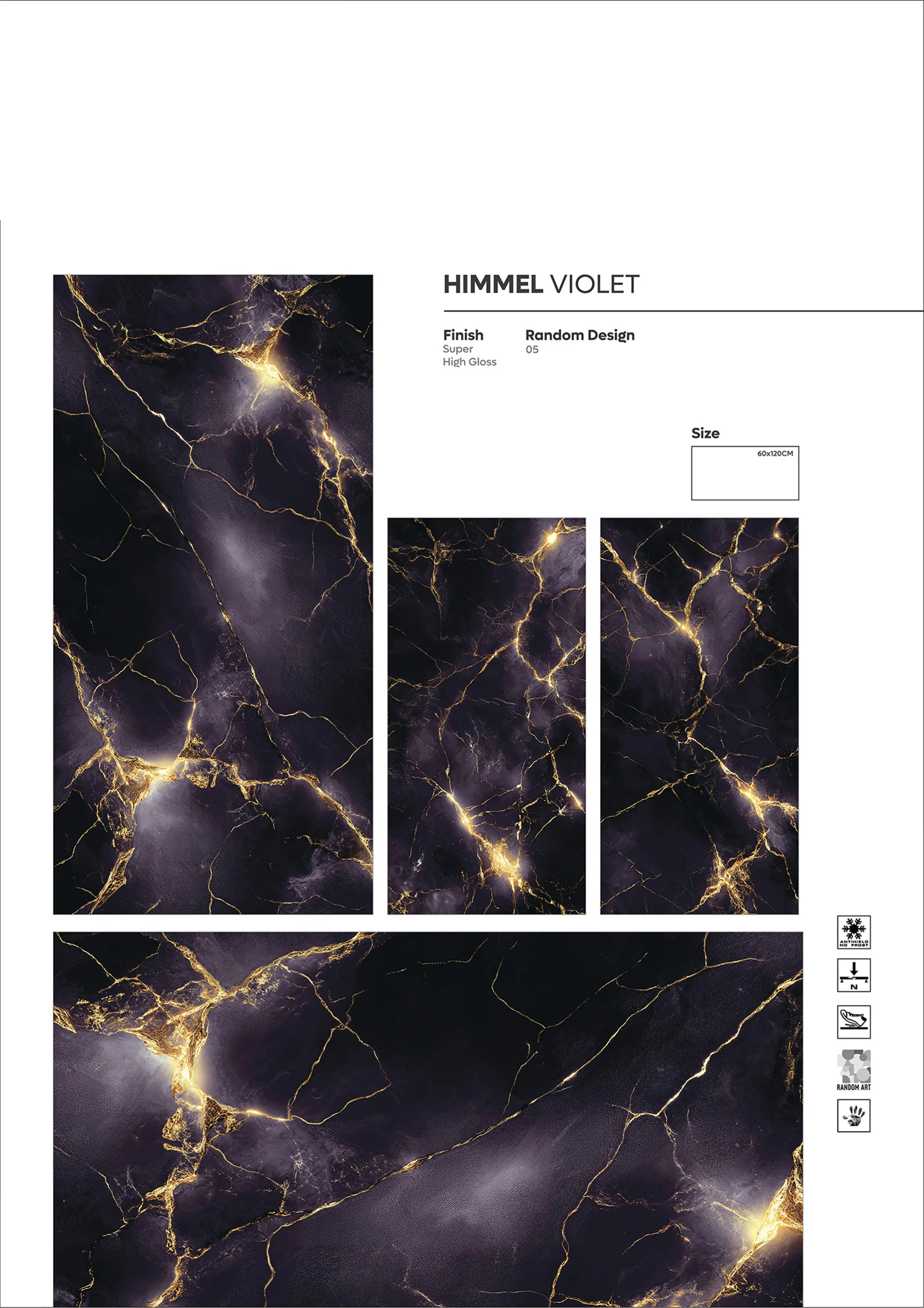 SUPER HIGHLOSSY VOl-1 - Design 22 - 600x1200mm Super High Gloss