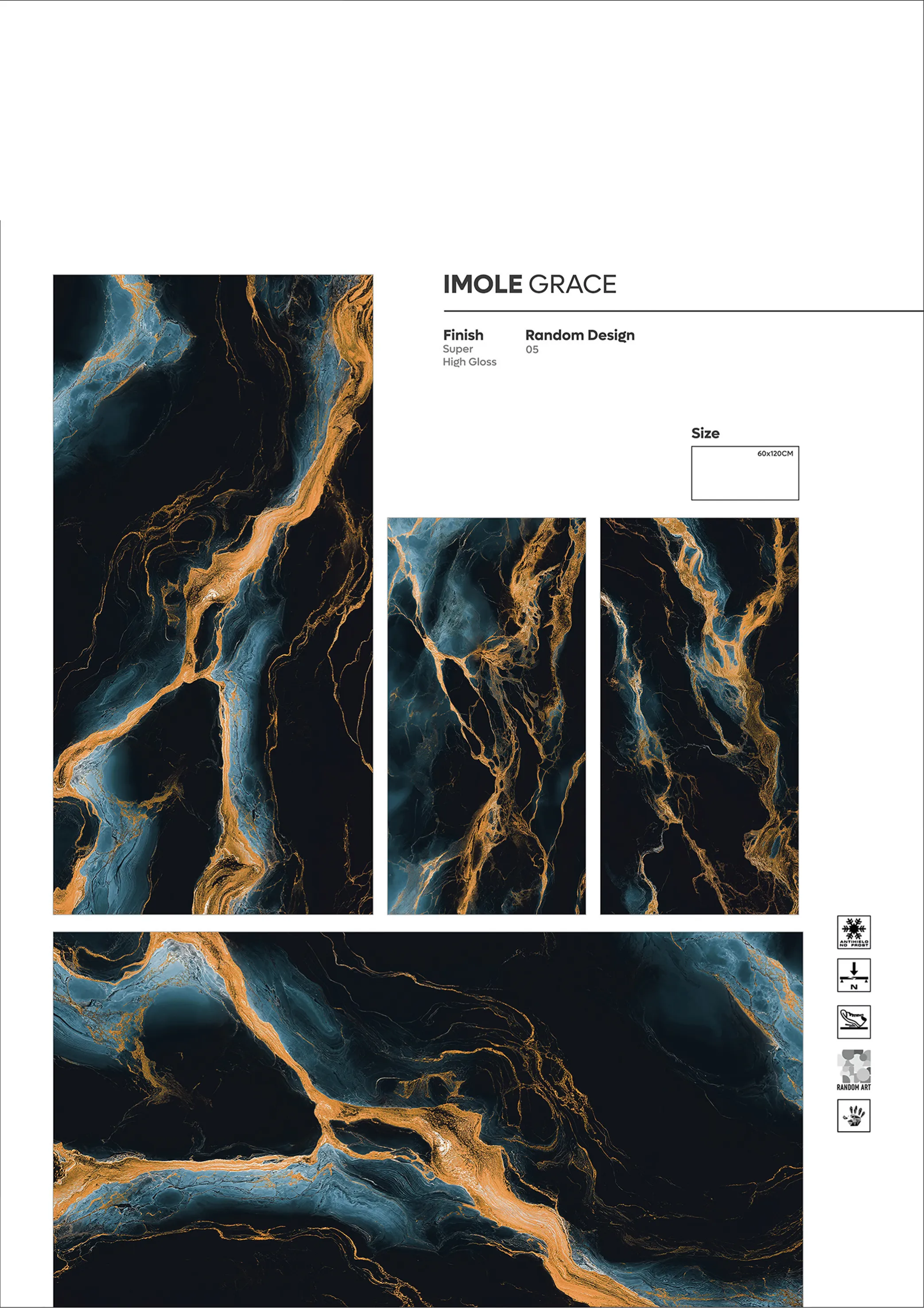 SUPER HIGHLOSSY VOl-1 - Design 23 - 600x1200mm Super High Gloss