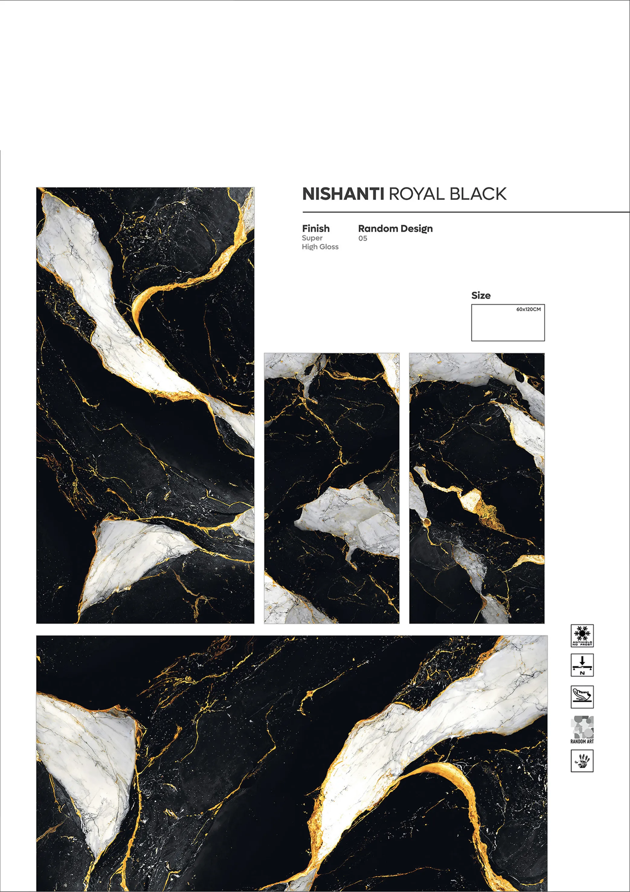 SUPER HIGHLOSSY VOl-1 - Design 28 - 600x1200mm Super High Gloss