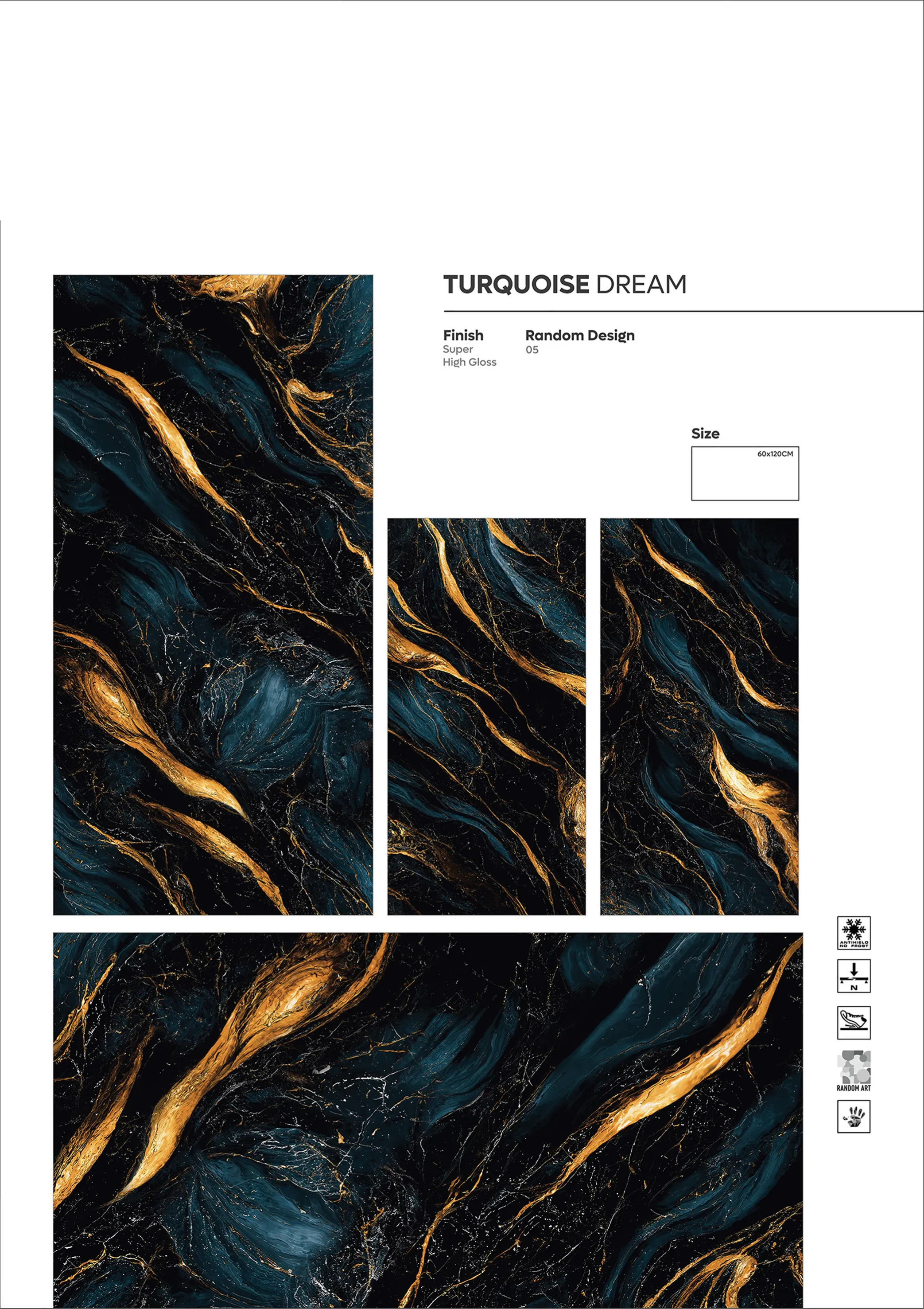 SUPER HIGHLOSSY VOl-1 - Design 37 - 600x1200mm Super High Gloss