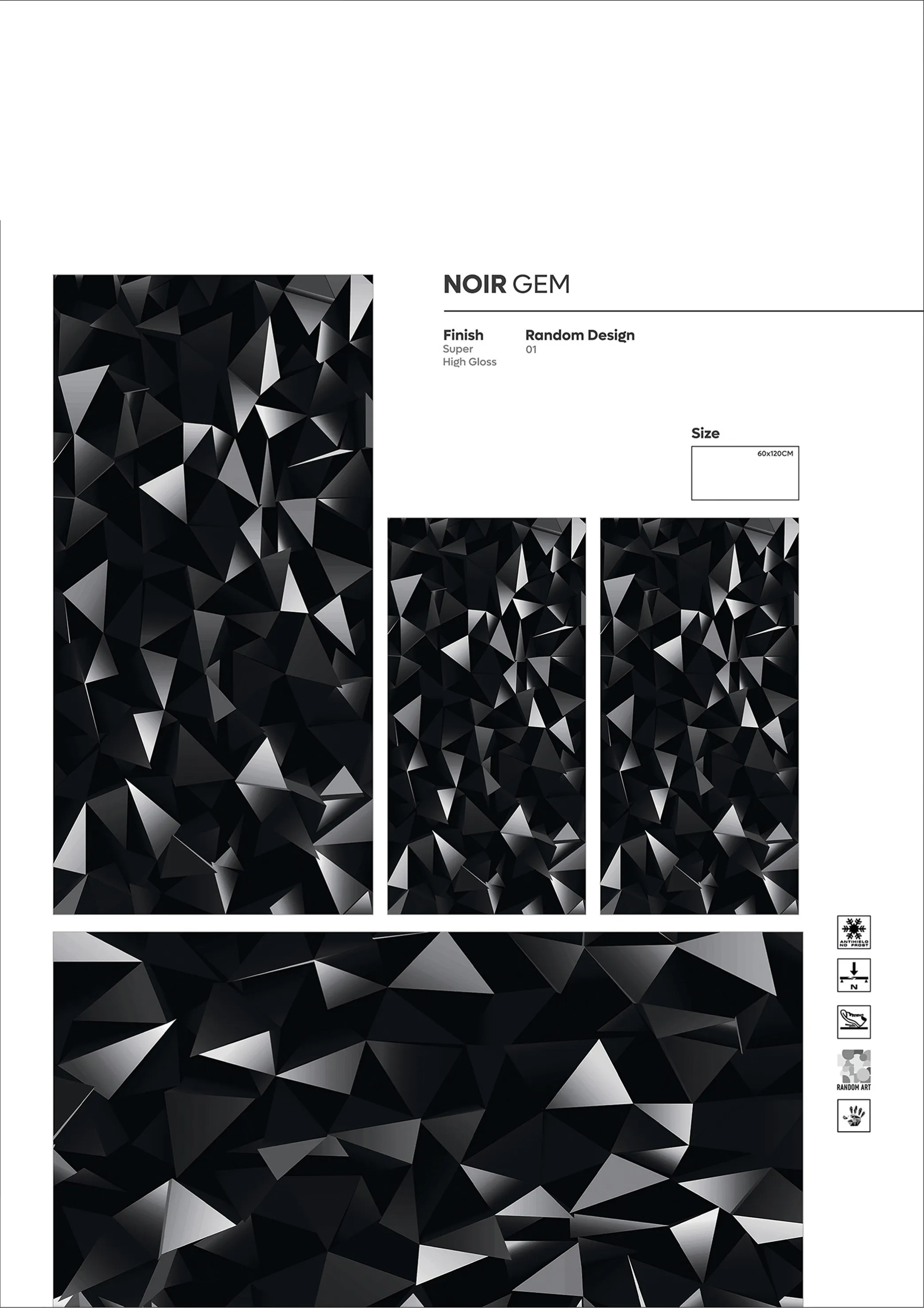 SUPER HIGHLOSSY VOl-1 - Design 41 - 600x1200mm Super High Gloss