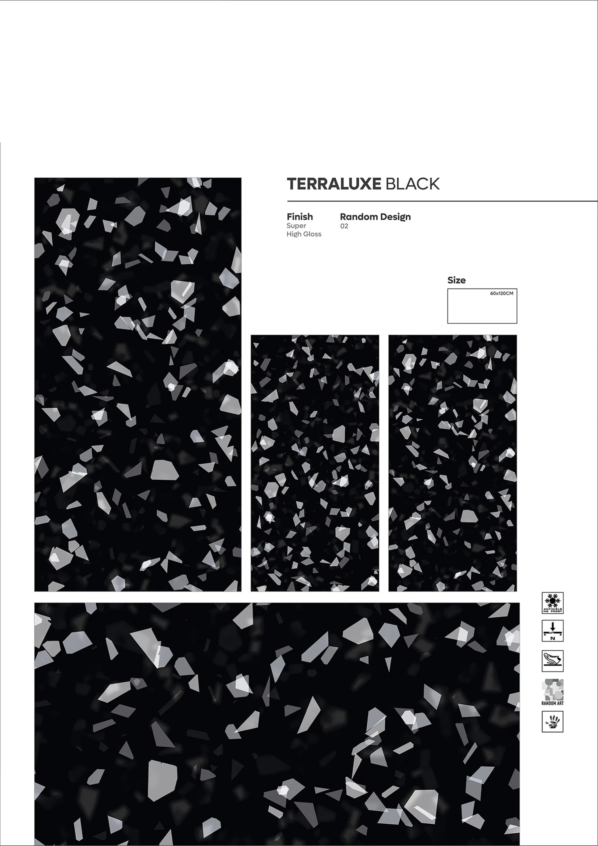 SUPER HIGHLOSSY VOl-1 - Design 43 - 600x1200mm Super High Gloss
