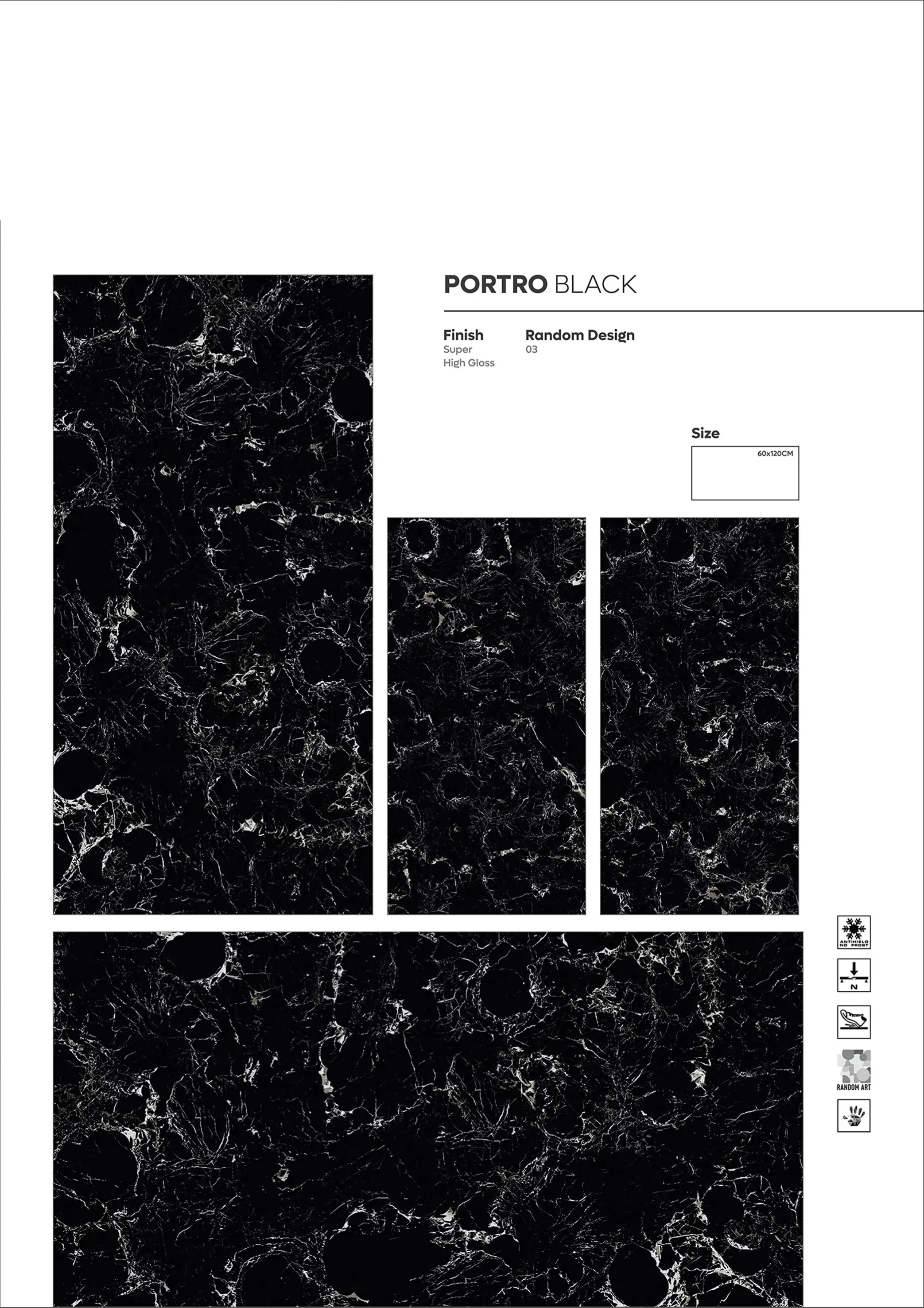 SUPER HIGHLOSSY VOl-1 - Design 46 - 600x1200mm Super High Gloss