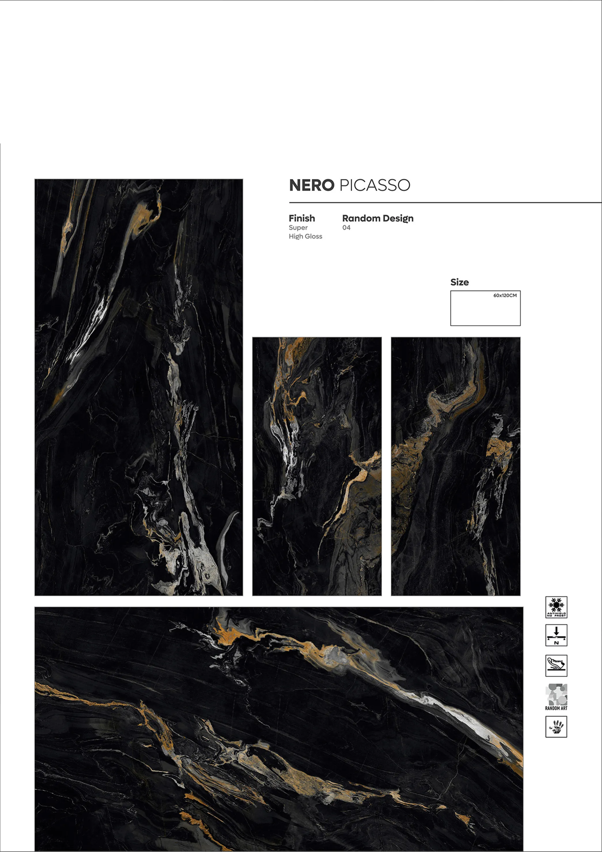 SUPER HIGHLOSSY VOl-1 - Design 48 - 600x1200mm Super High Gloss