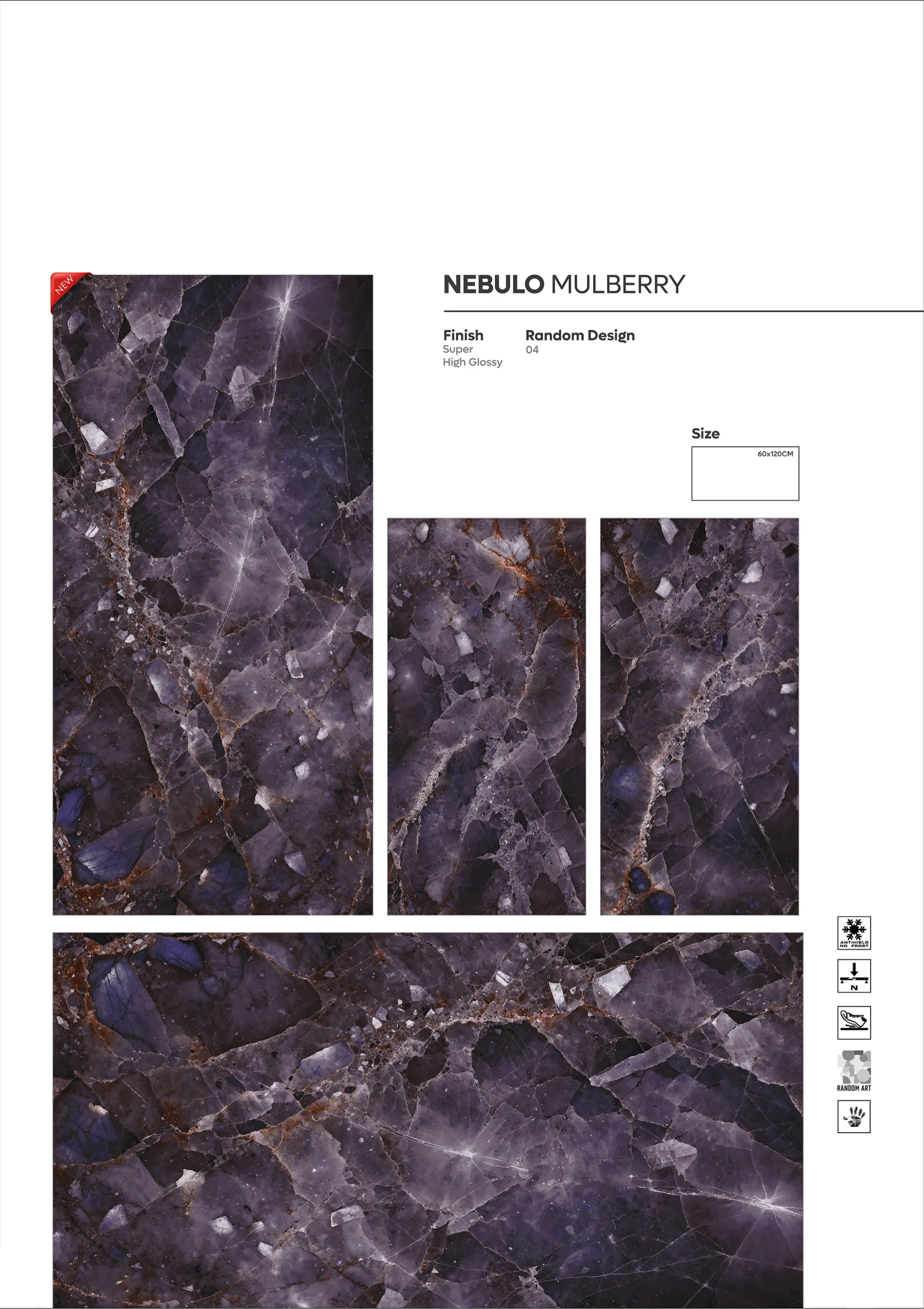 SUPER HIGHLOSSY VOl-2 - Design 8 - 600x1200mm Super High Gloss
