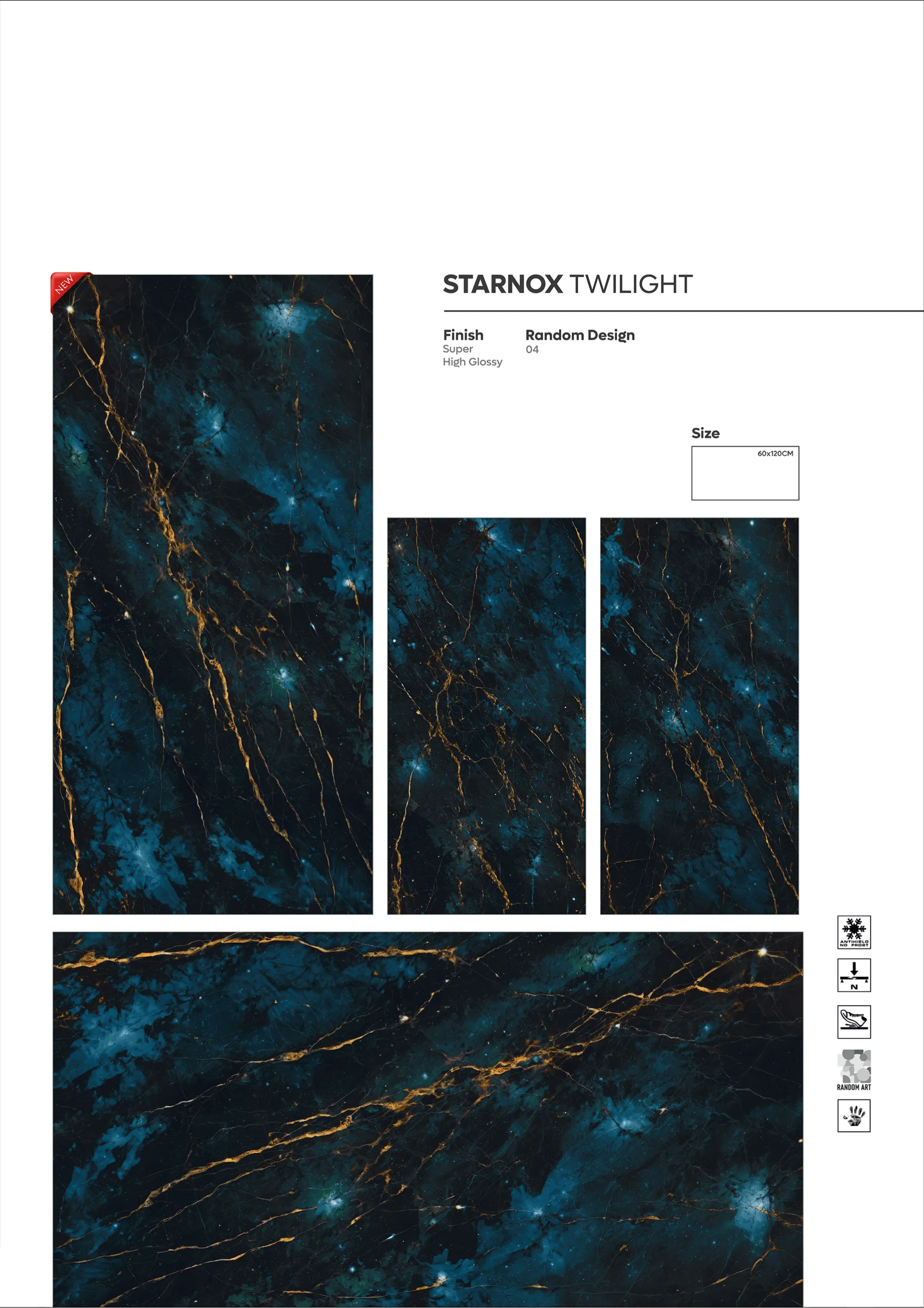 SUPER HIGHLOSSY VOl-2 - Design 14 - 600x1200mm Super High Gloss