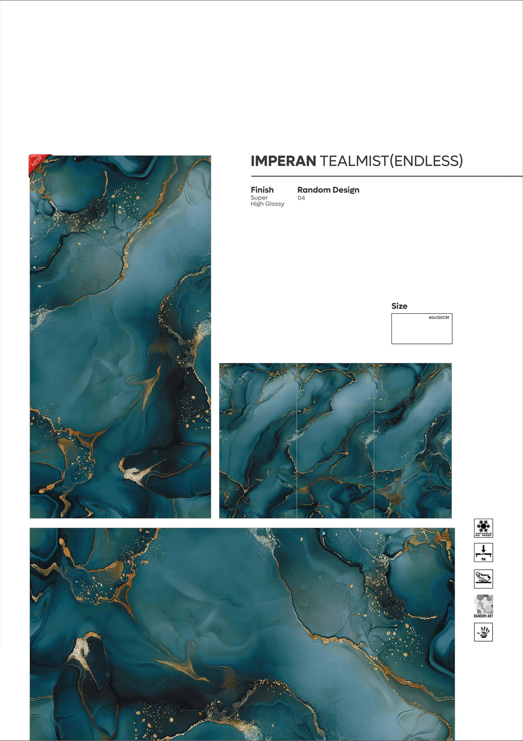 SUPER HIGHLOSSY VOl-2 - Design 29 - 600x1200mm Super High Gloss