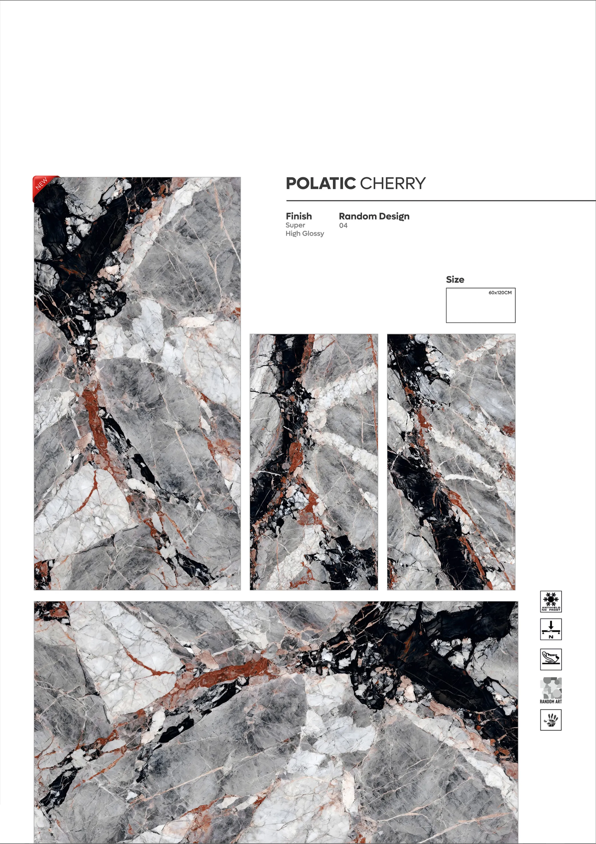 SUPER HIGHLOSSY VOl-2 - Design 31 - 600x1200mm Super High Gloss