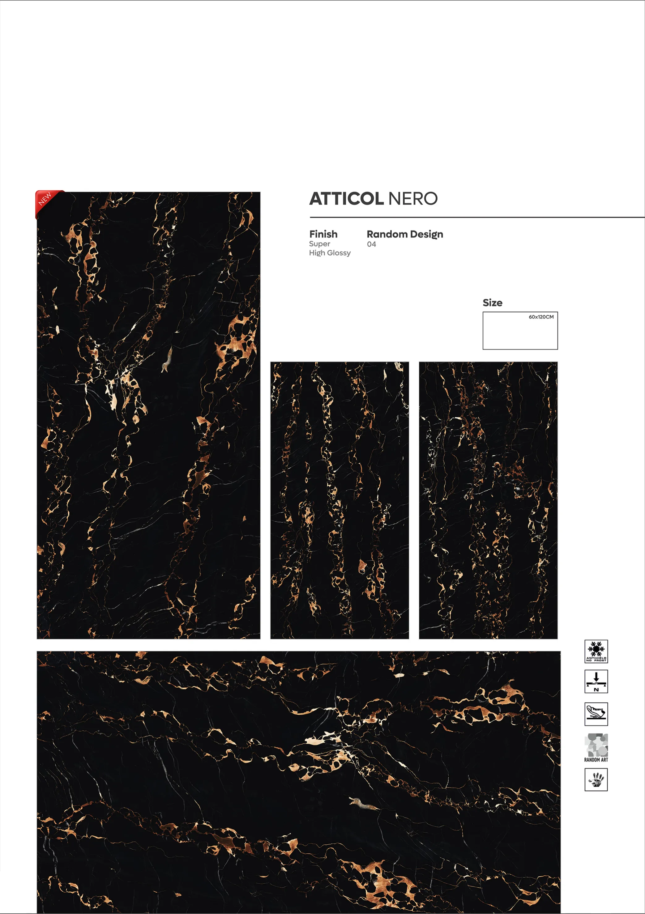 SUPER HIGHLOSSY VOl-2 - Design 38 - 600x1200mm Super High Gloss