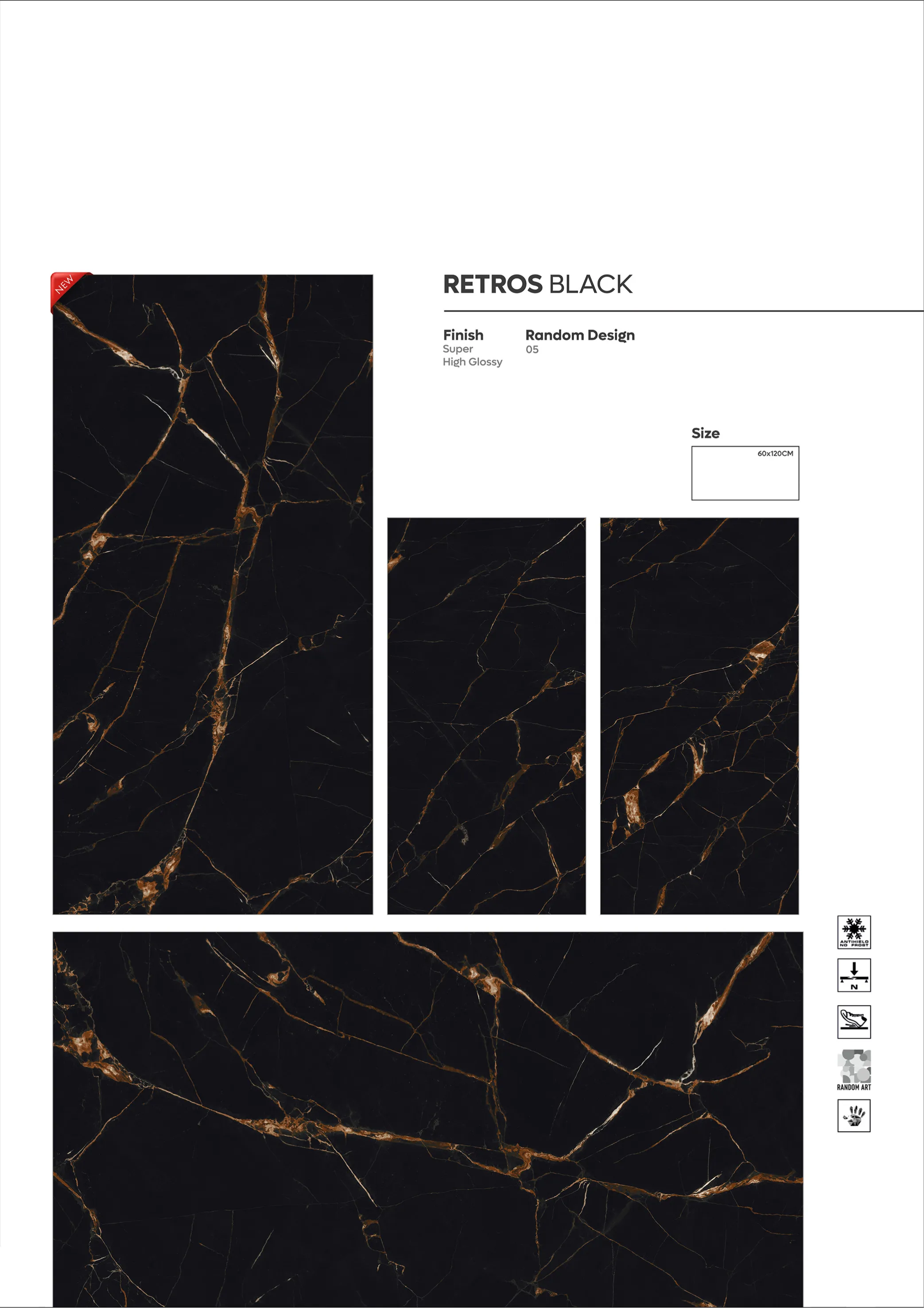 SUPER HIGHLOSSY VOl-2 - Design 46 - 600x1200mm Super High Gloss