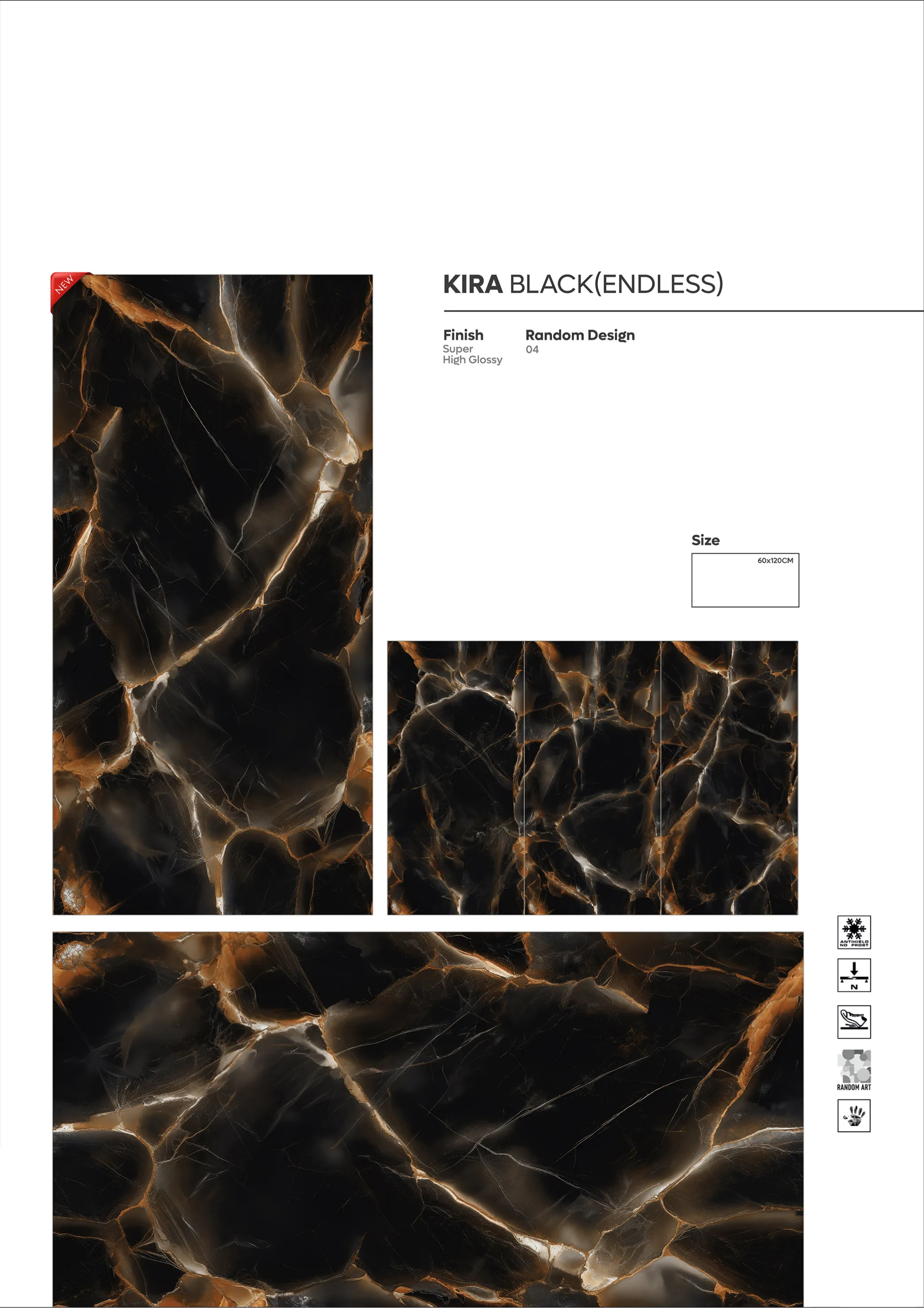 SUPER HIGHLOSSY VOl-2 - Design 48 - 600x1200mm Super High Gloss