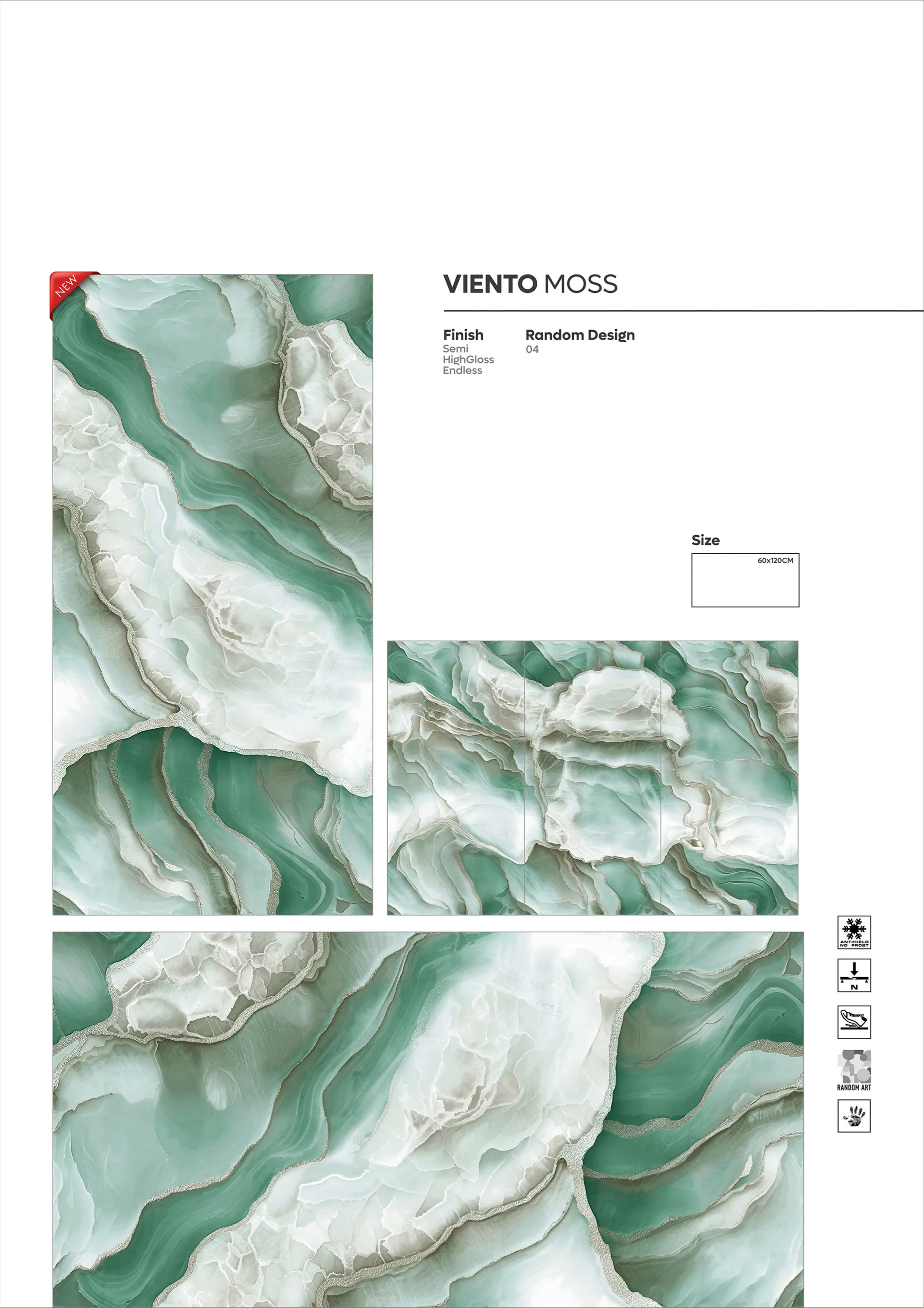 TECNOST SERIES - Design 1 - 600x1200mm Glossy