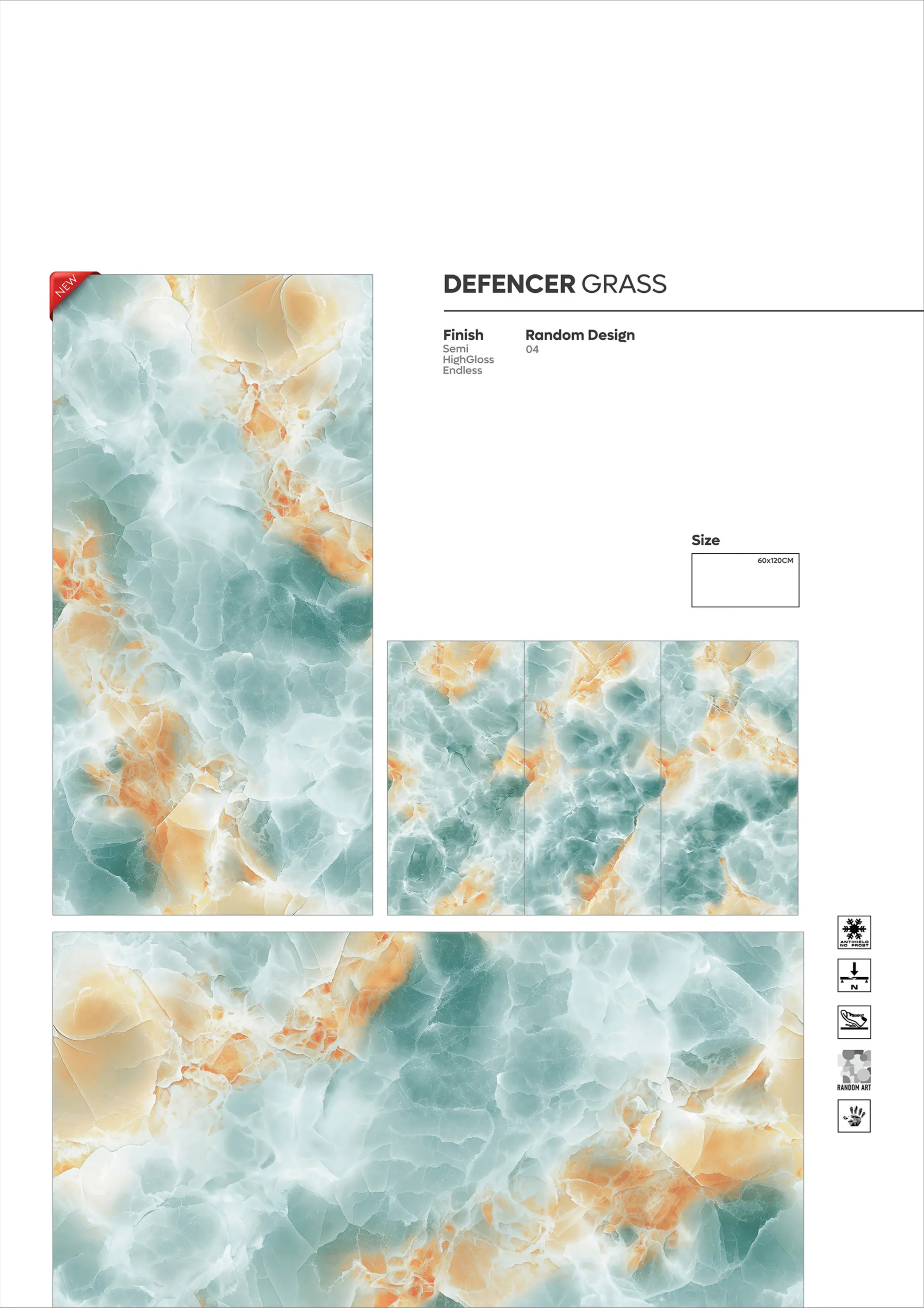 TECNOST SERIES - Design 3 - 600x1200mm Glossy