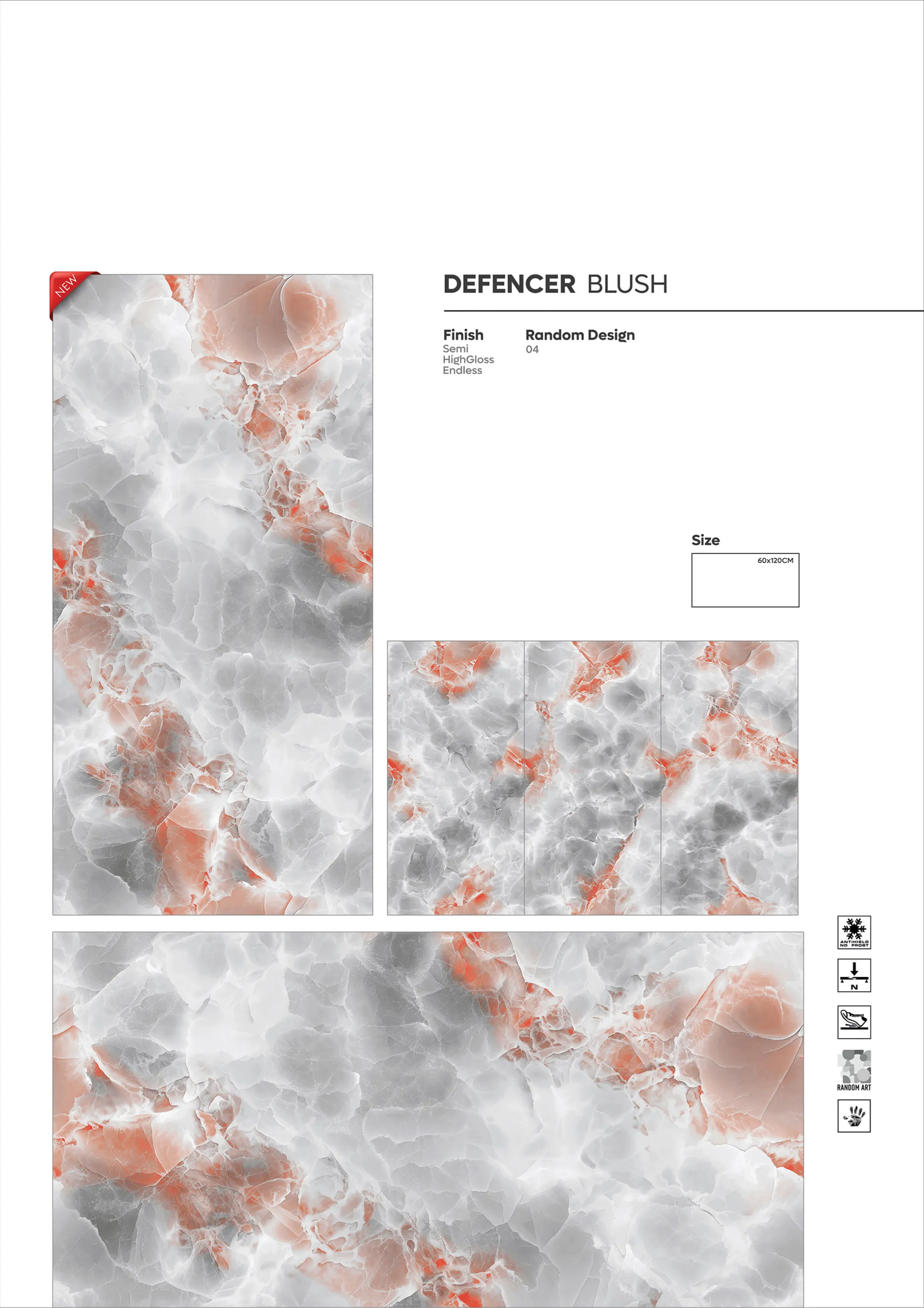 TECNOST SERIES - Design 4 - 600x1200mm Glossy