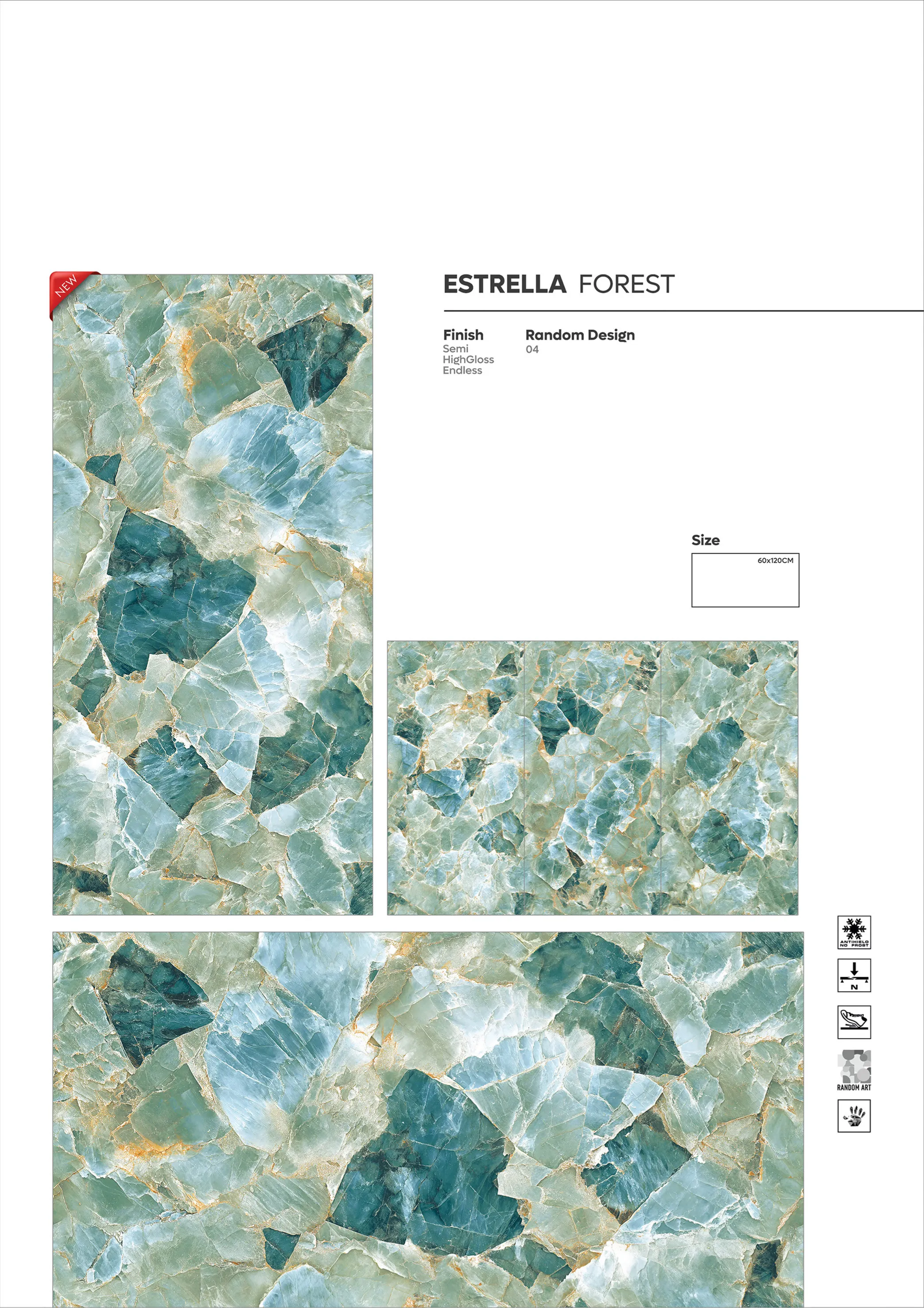 TECNOST SERIES - Design 5 - 600x1200mm Glossy