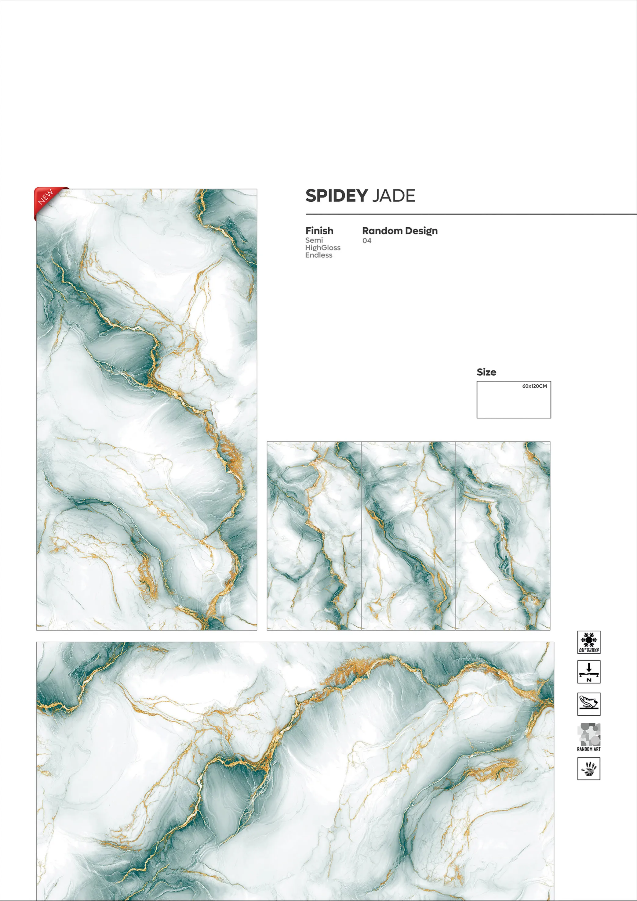 TECNOST SERIES - Design 7 - 600x1200mm Glossy