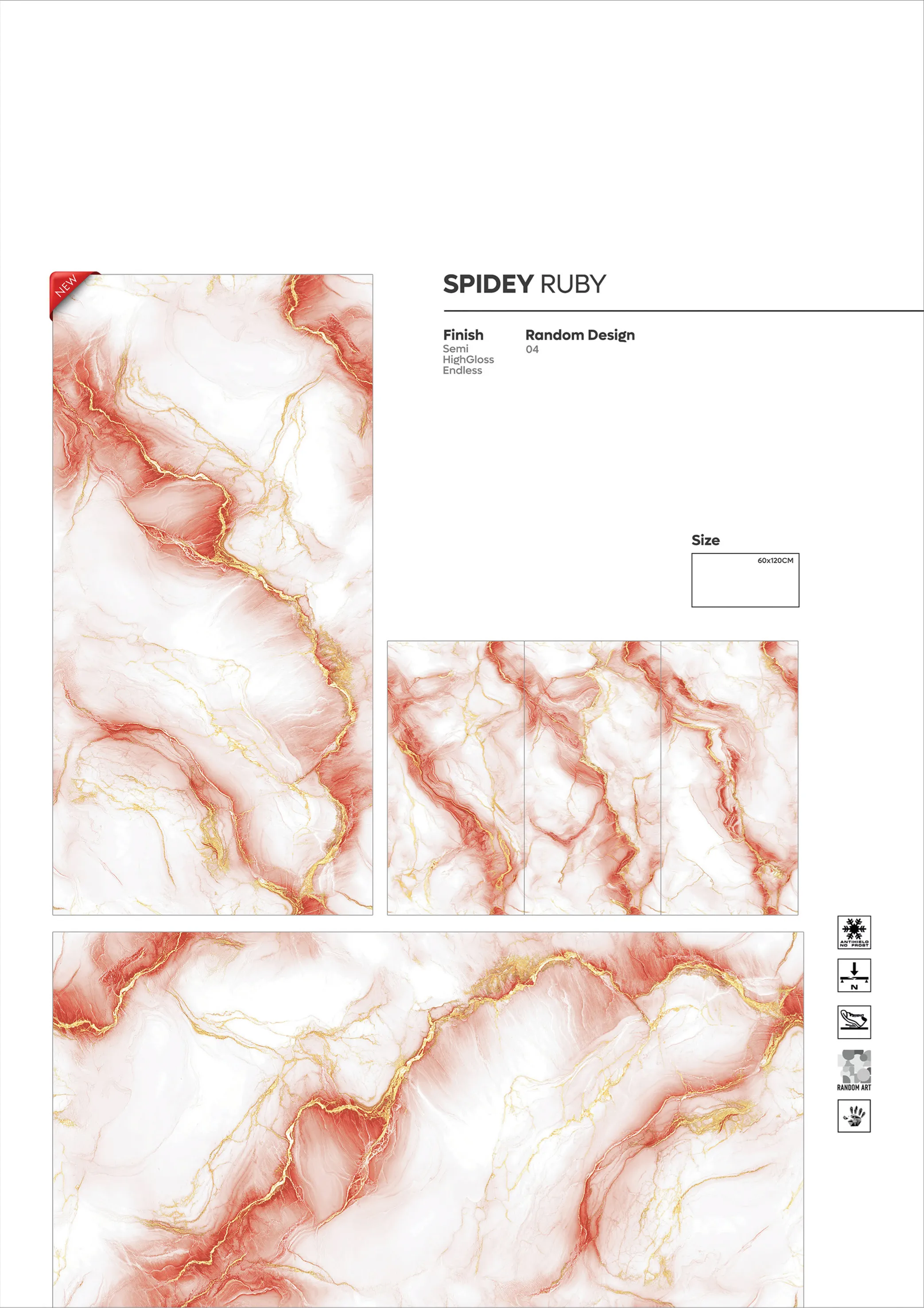 TECNOST SERIES - Design 8 - 600x1200mm Glossy