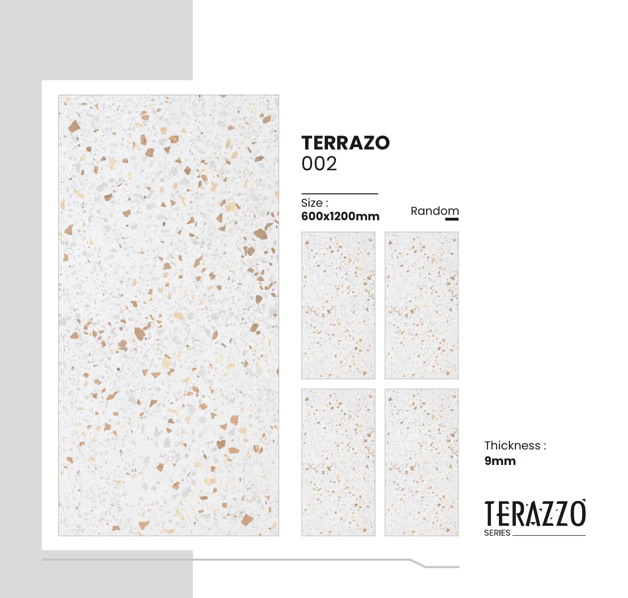 Terrazo Series Catalogue - Design 4 - 600x1200mm Terrazzo