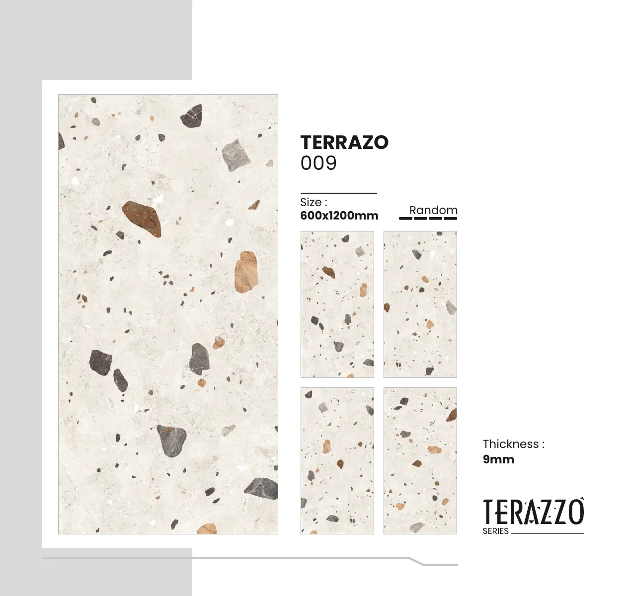 Terrazo Series Catalogue - Design 12 - 600x1200mm Terrazzo