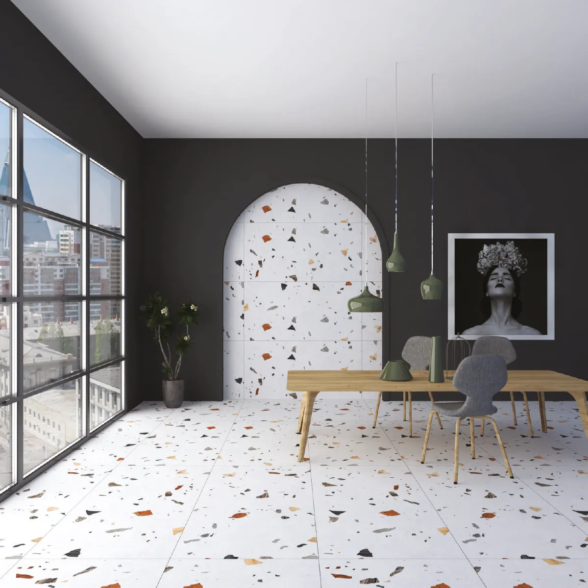 Terrazo Series Catalogue - Design 13 - 600x1200mm Terrazzo