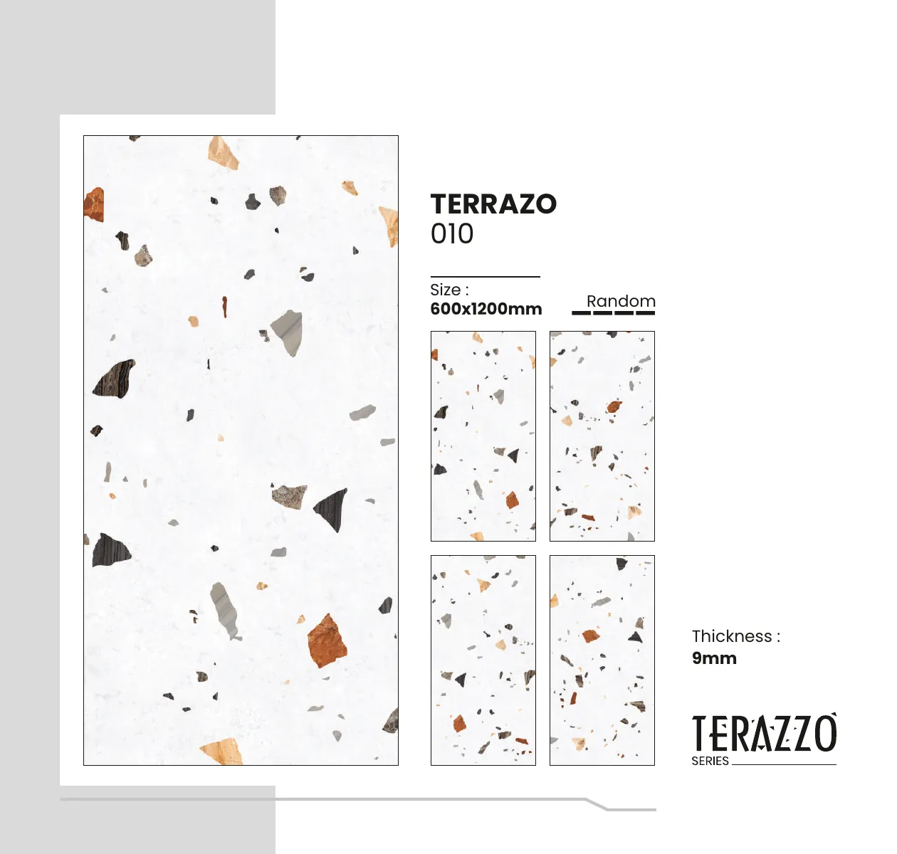 Terrazo Series Catalogue - Design 14 - 600x1200mm Terrazzo