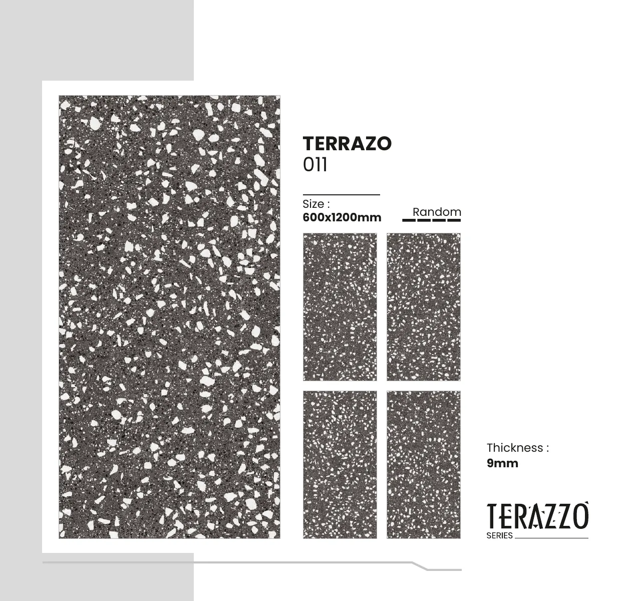 Terrazo Series Catalogue - Design 15 - 600x1200mm Terrazzo