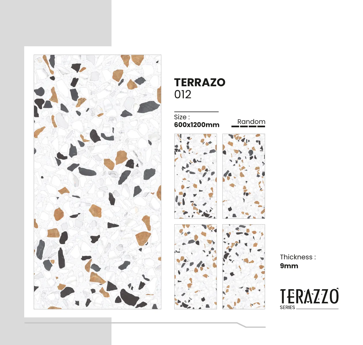 Terrazo Series Catalogue - Design 16 - 600x1200mm Terrazzo
