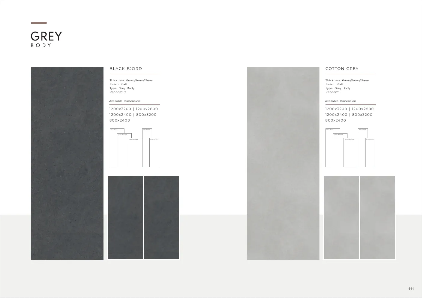Ultima General Catalog - Design 110 - 1200x3200mm Glossy