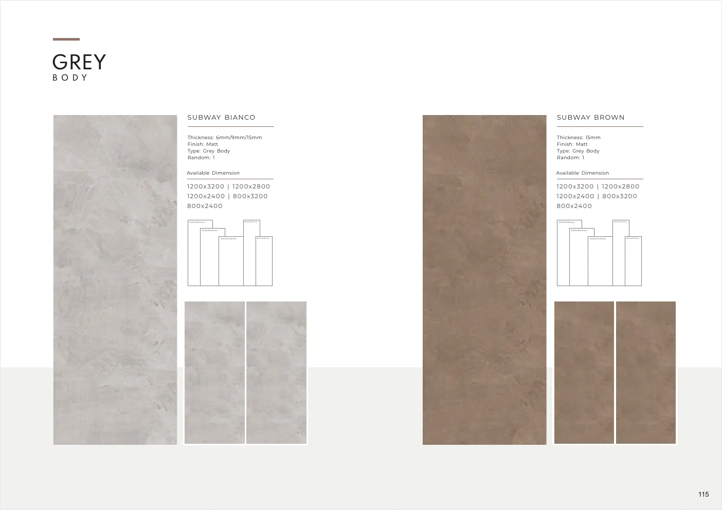 Ultima General Catalog - Design 114 - 1200x3200mm Glossy