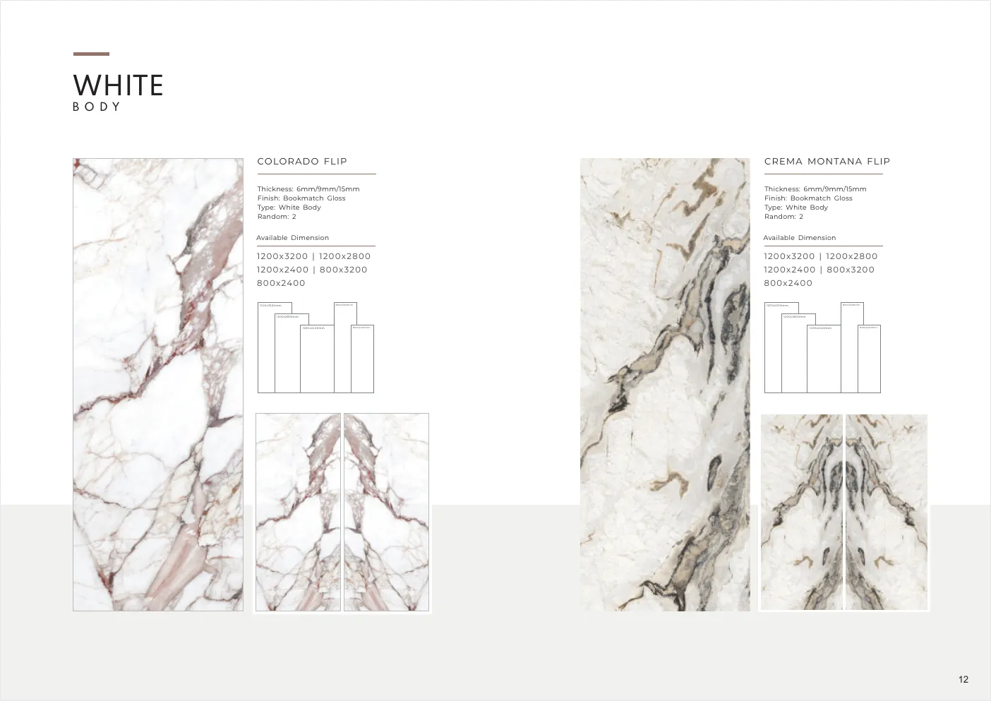 Ultima General Catalog - Design 11 - 1200x3200mm Glossy