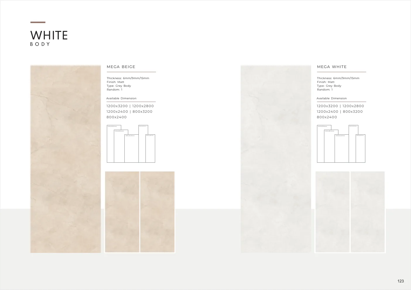 Ultima General Catalog - Design 122 - 1200x3200mm Glossy