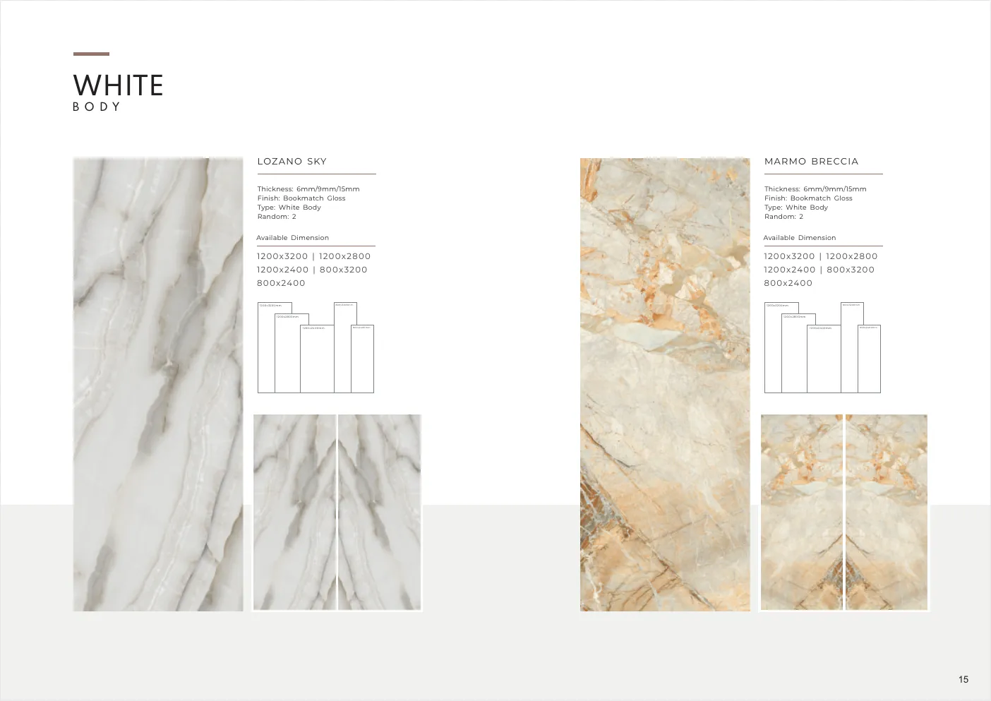 Ultima General Catalog - Design 14 - 1200x3200mm Glossy