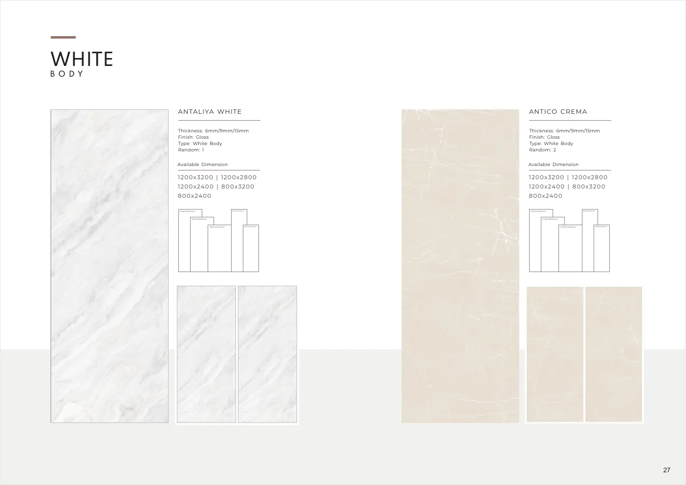 Ultima General Catalog - Design 26 - 1200x3200mm Glossy