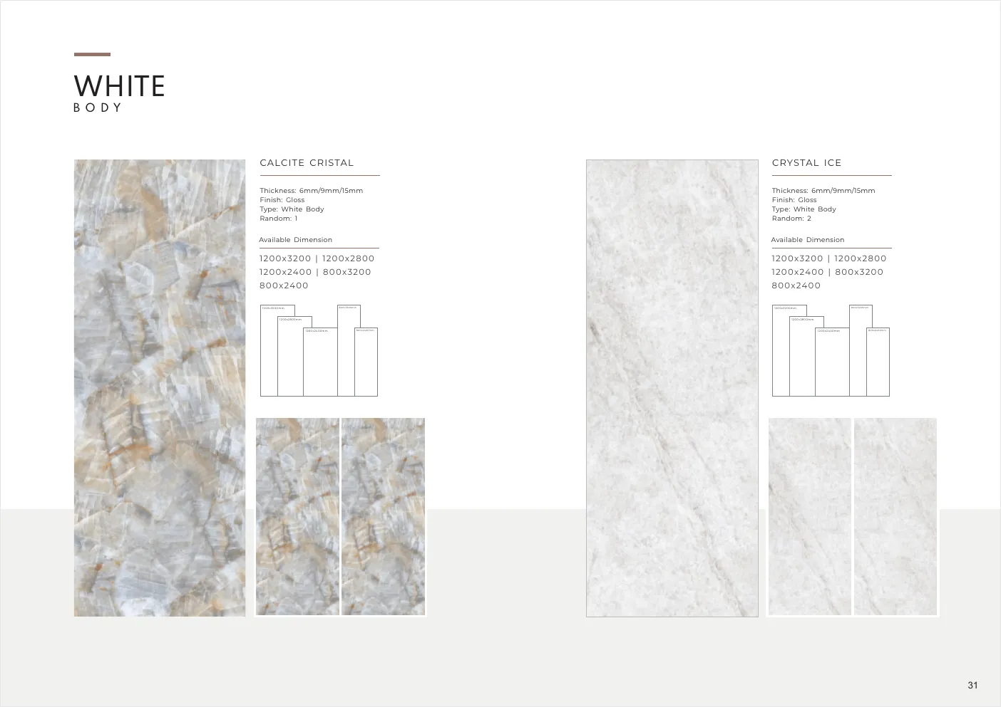 Ultima General Catalog - Design 30 - 1200x3200mm Glossy