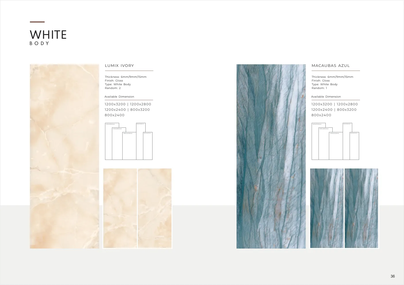 Ultima General Catalog - Design 35 - 1200x3200mm Glossy
