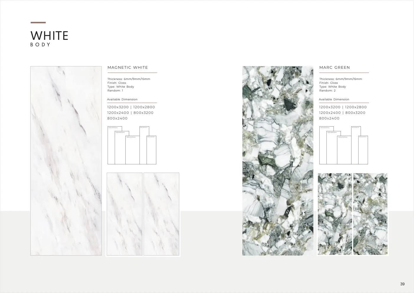 Ultima General Catalog - Design 38 - 1200x3200mm Glossy