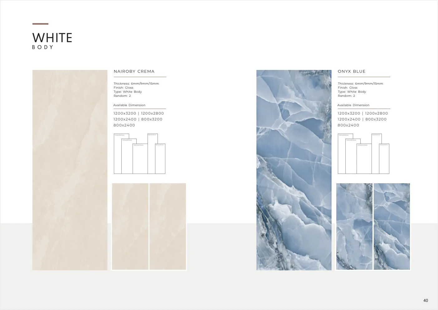 Ultima General Catalog - Design 39 - 1200x3200mm Glossy