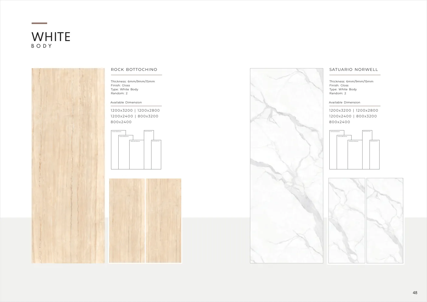 Ultima General Catalog - Design 47 - 1200x3200mm Glossy