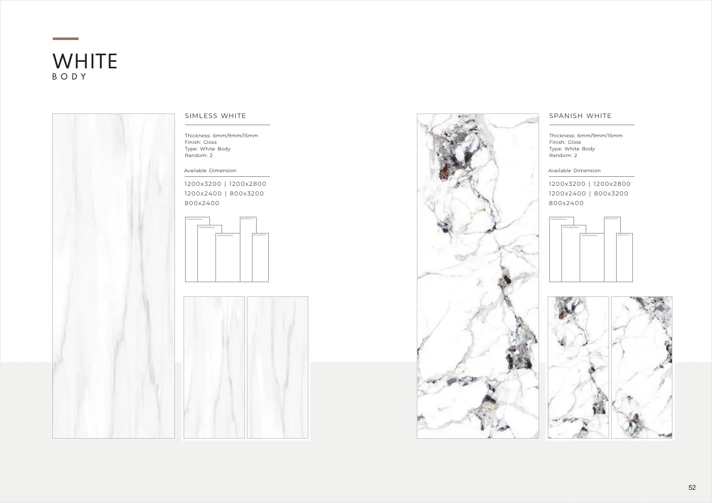 Ultima General Catalog - Design 51 - 1200x3200mm Glossy