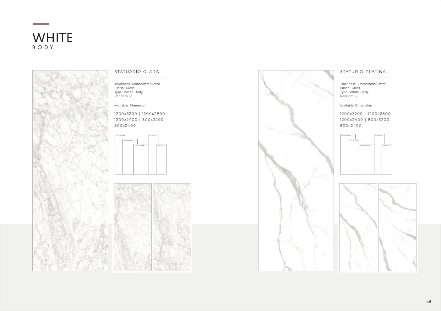 Ultima General Catalog - Design 58 - 1200x3200mm Glossy