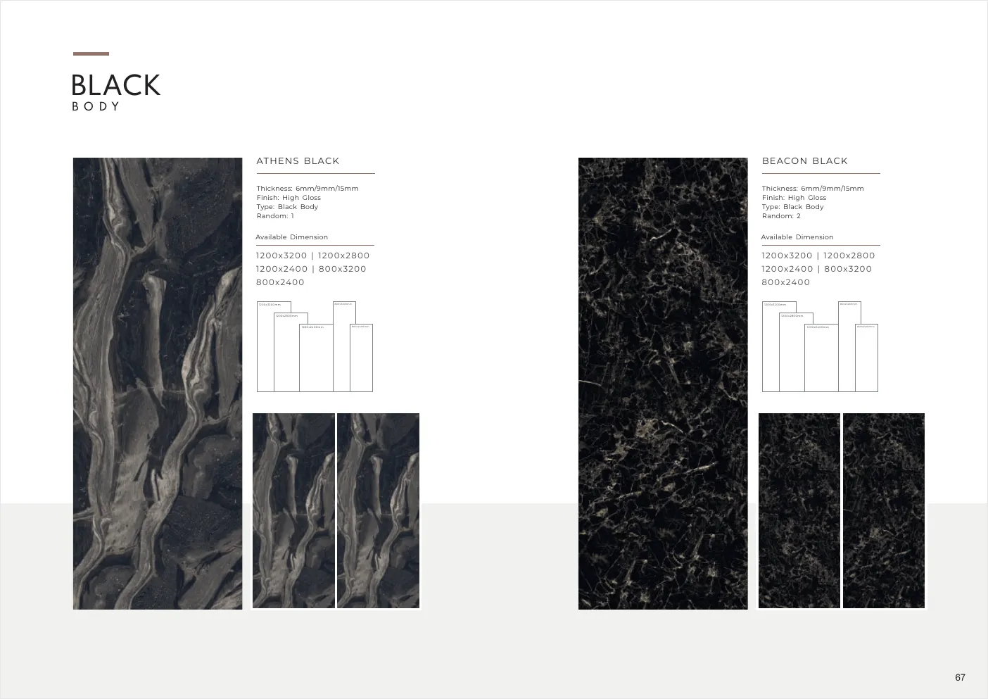 Ultima General Catalog - Design 66 - 1200x3200mm Glossy