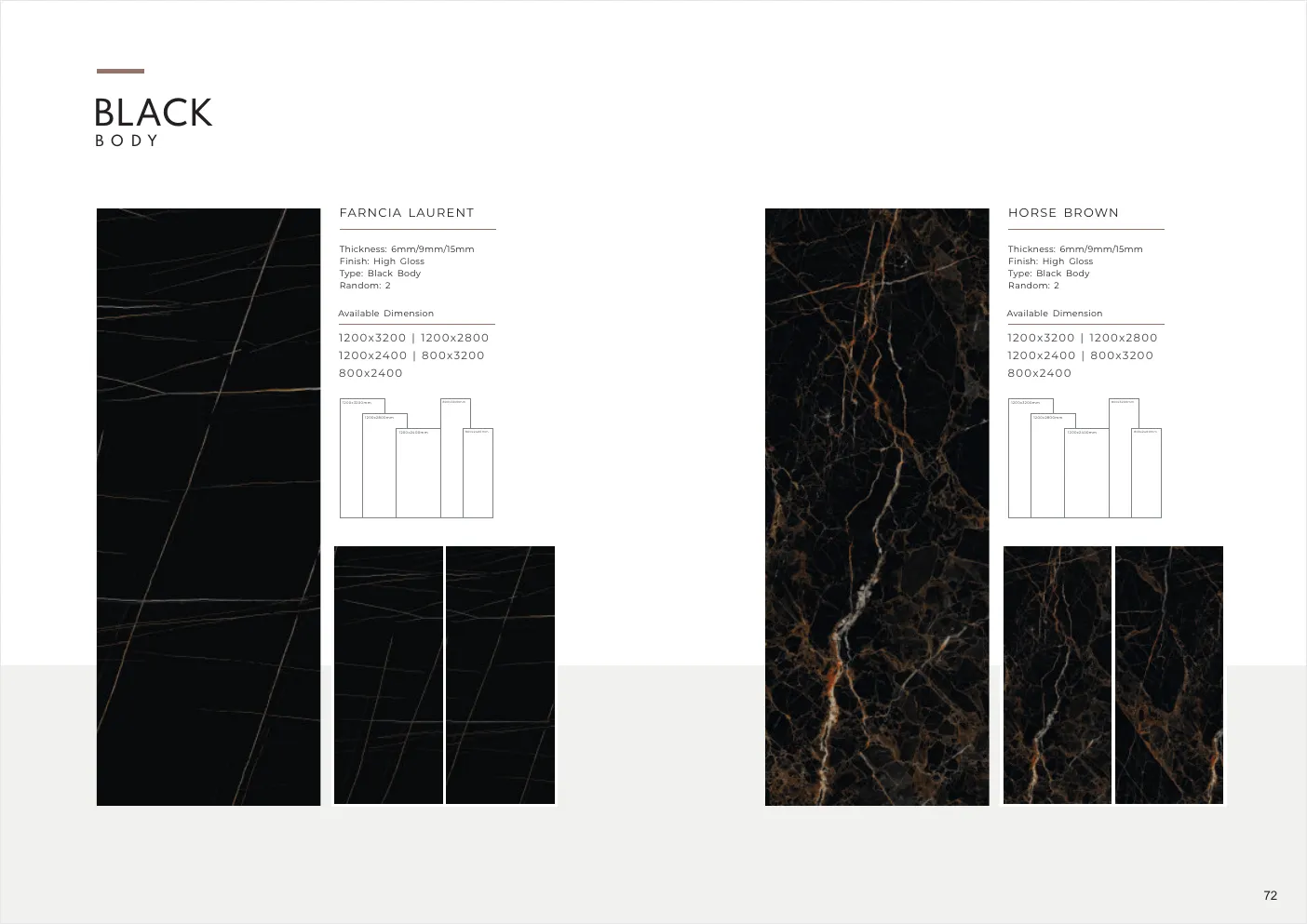 Ultima General Catalog - Design 71 - 1200x3200mm Glossy