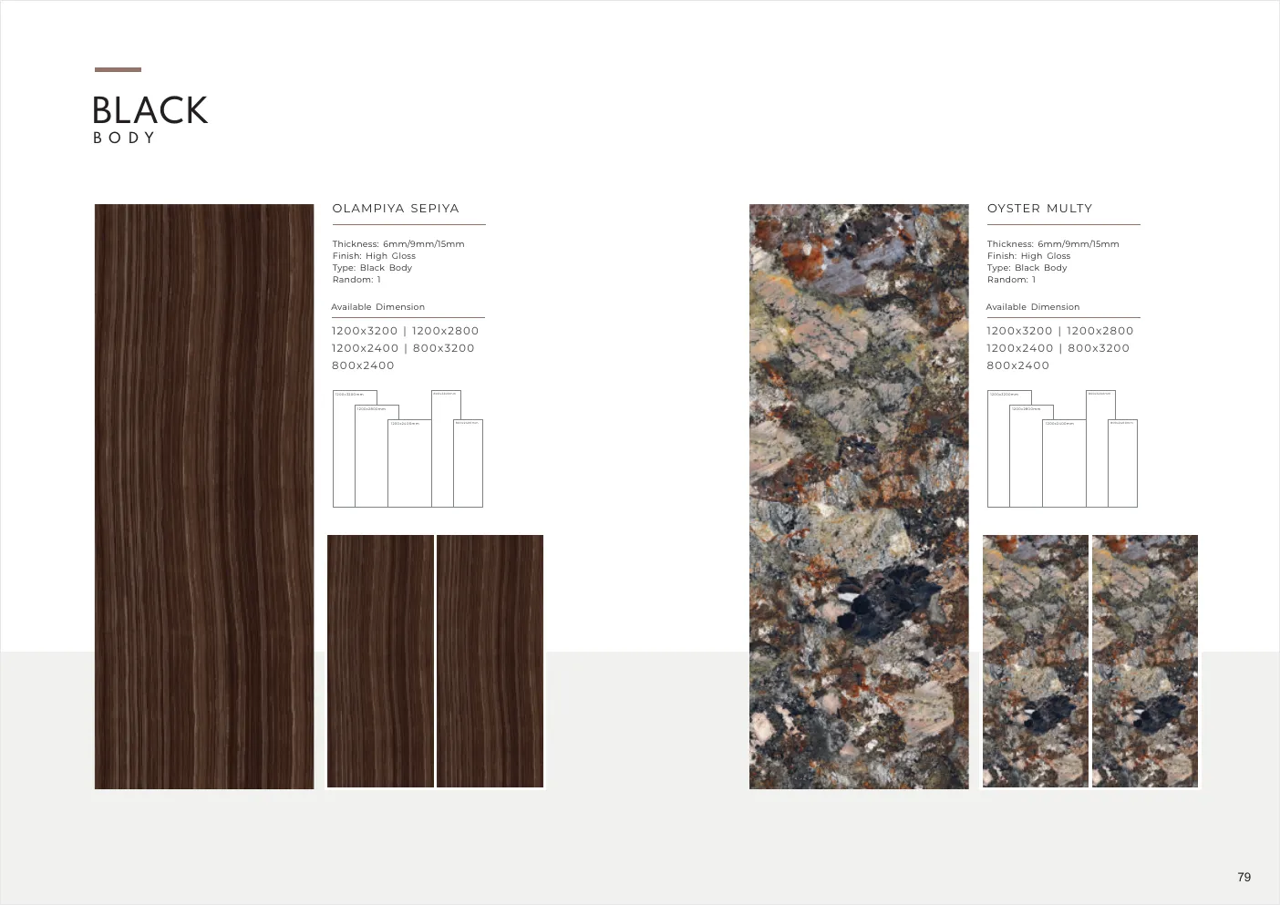 Ultima General Catalog - Design 78 - 1200x3200mm Glossy
