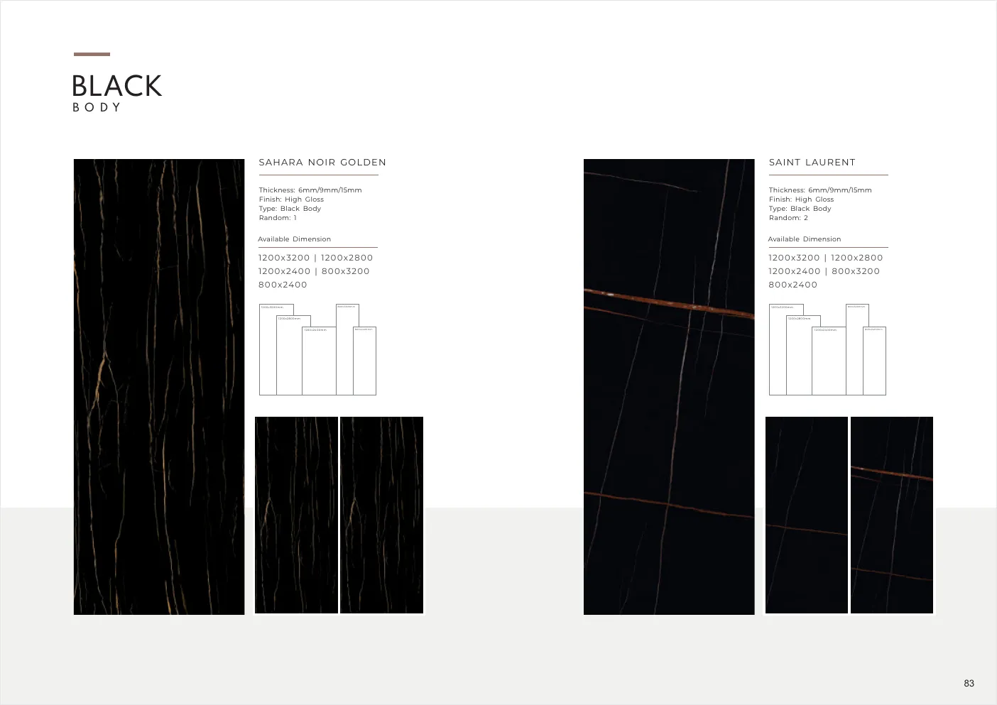 Ultima General Catalog - Design 82 - 1200x3200mm Glossy