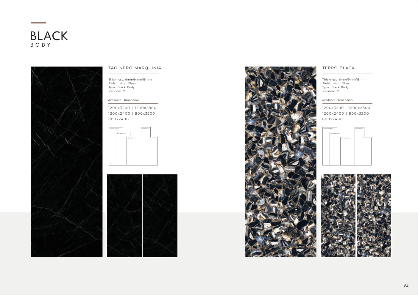 Ultima General Catalog - Design 83 - 1200x3200mm Glossy