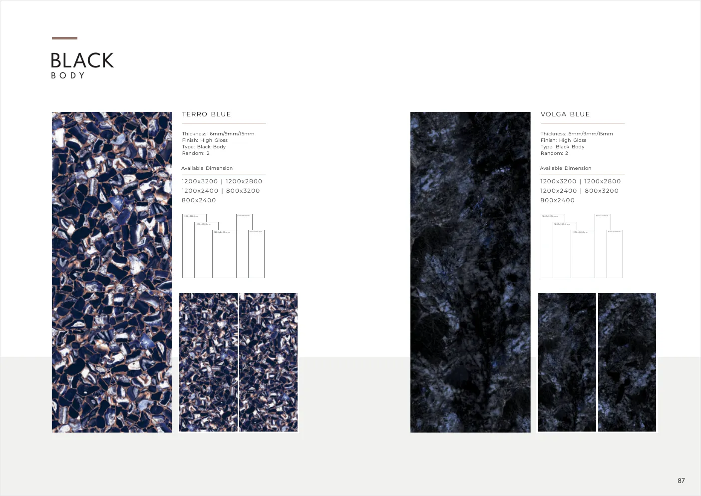 Ultima General Catalog - Design 86 - 1200x3200mm Glossy