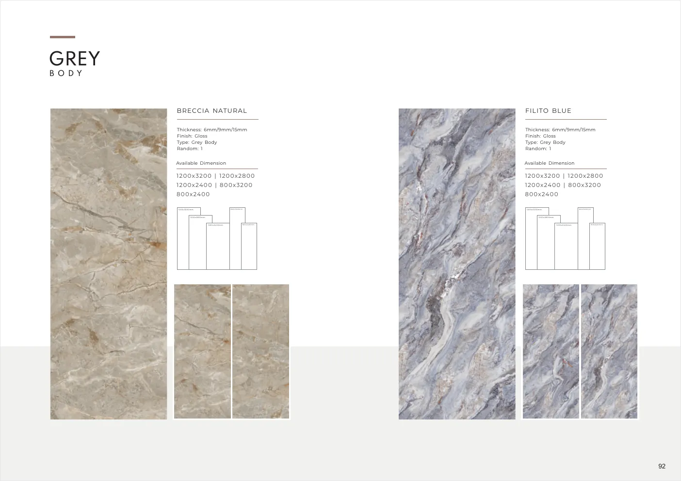 Ultima General Catalog - Design 91 - 1200x3200mm Glossy